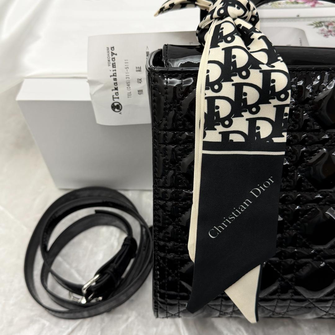 Dior ロゴチャーム ラムスキン ショルダー 24時間以内発送