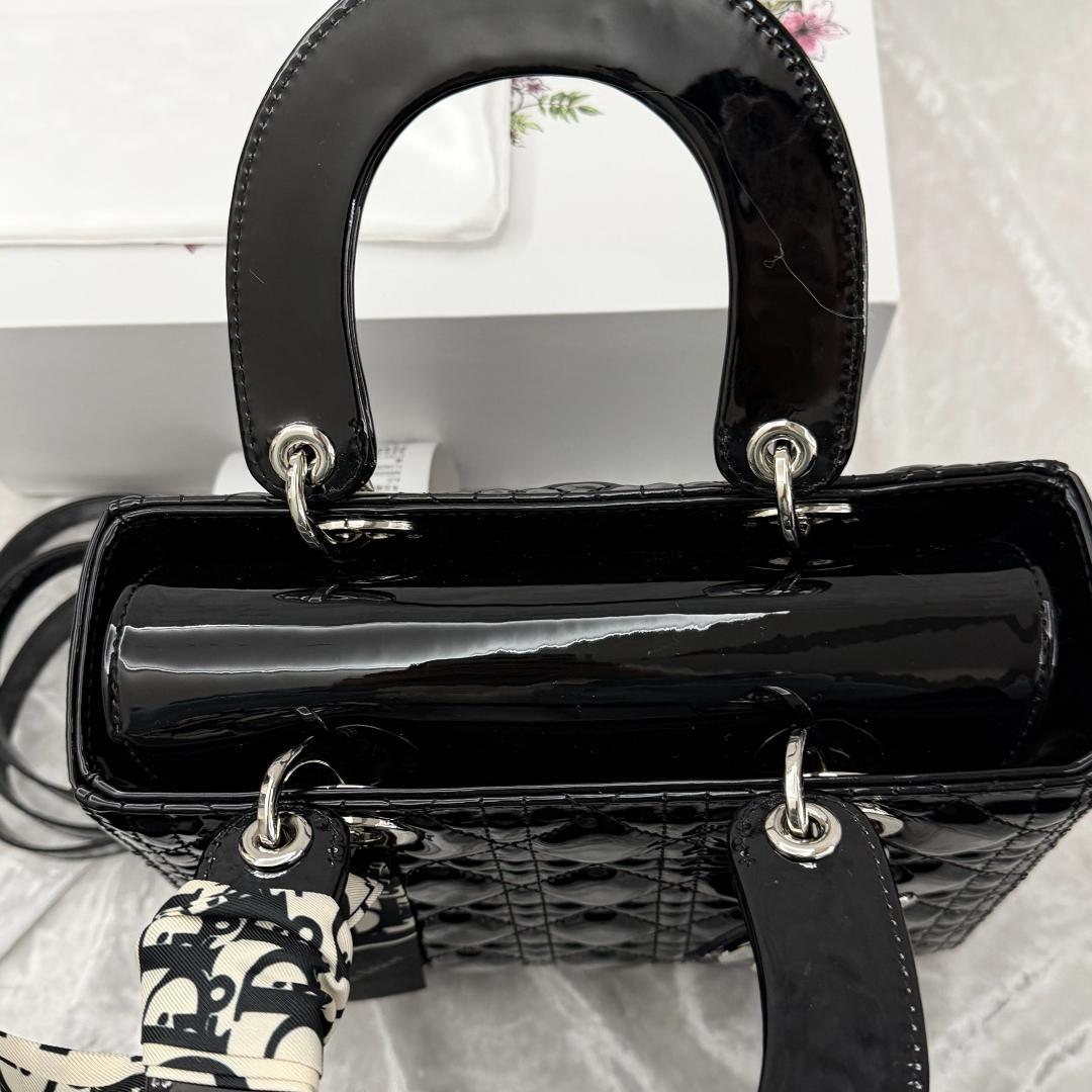 Dior ロゴチャーム ラムスキン ショルダー 24時間以内発送