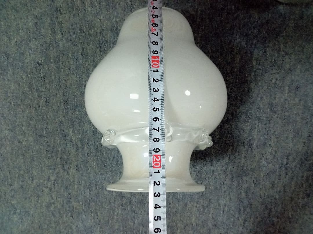 カメイガラス　フラワーベース　アンティーク