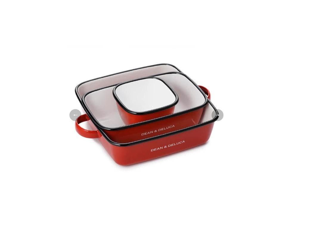 数量限定　完売品　DEAN＆DELUCA　３点セット　レッド　コンテナ保存容器