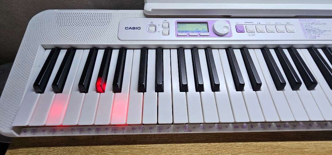 CASIO LK-315 ホワイト キーボード