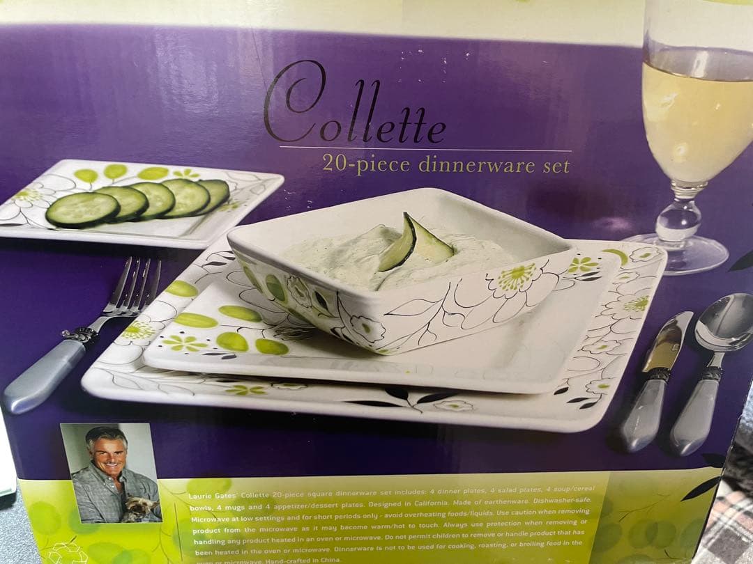 ローリーゲイツ　磁器製　ディナーウエアセット18枚　パーティー皿セット　新品