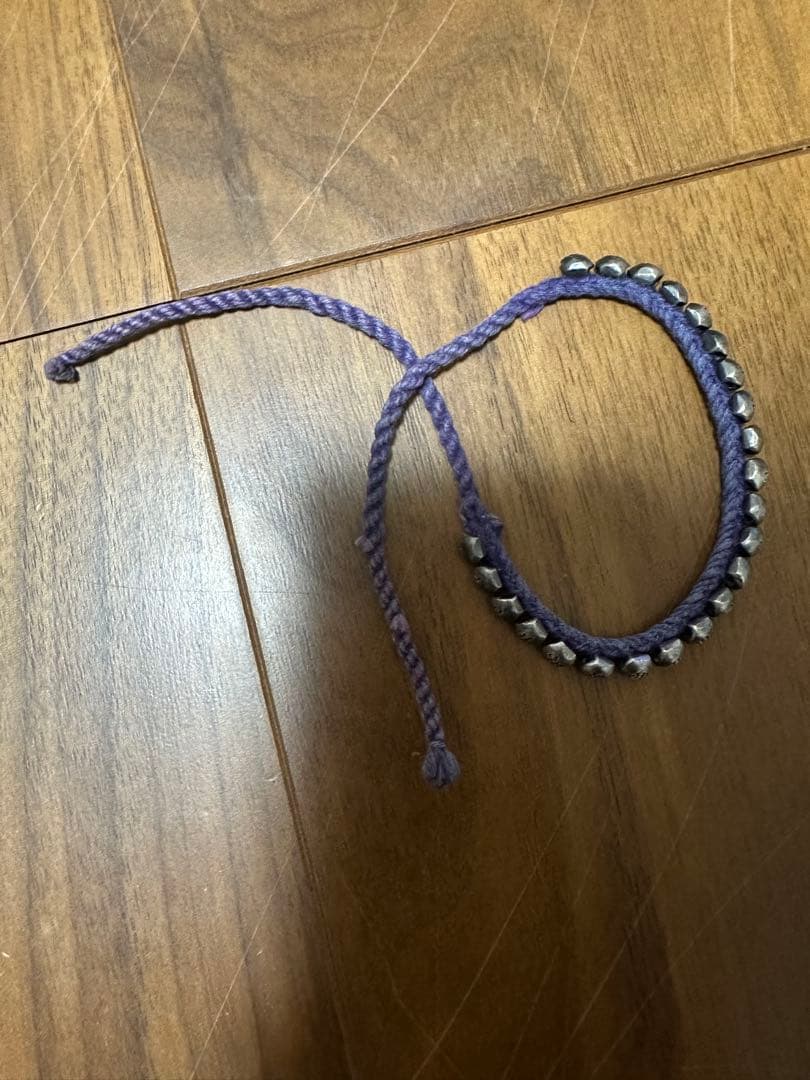 OKURA紫のロープブレスレット