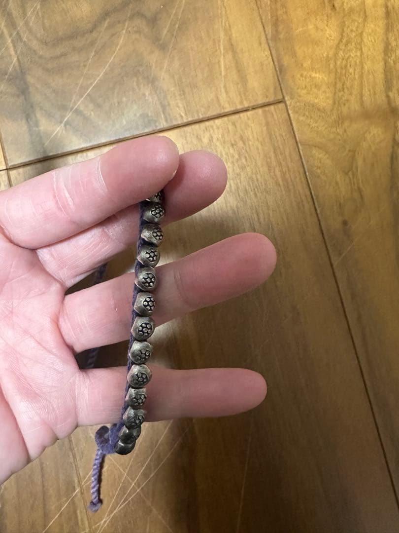 OKURA紫のロープブレスレット