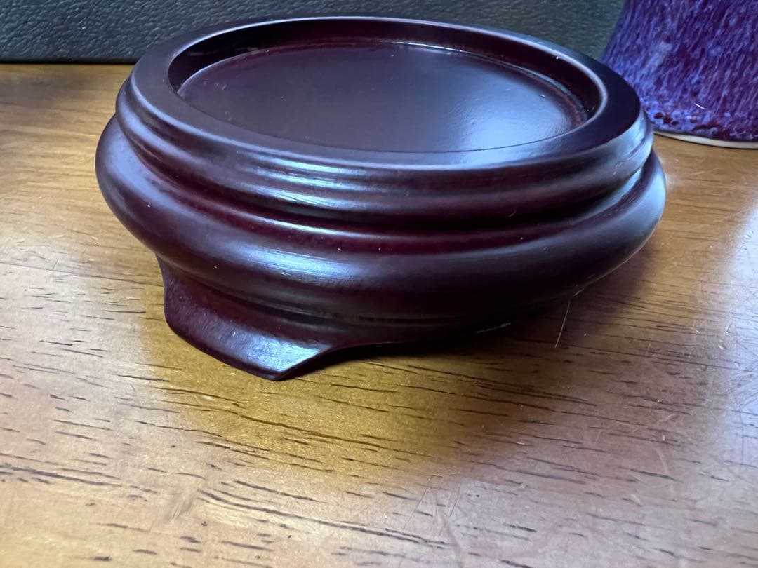 故宮博物院 鈞窯 茄形瓶 レプリカ 花瓶 陶器 インテリア 台湾 証明書付き