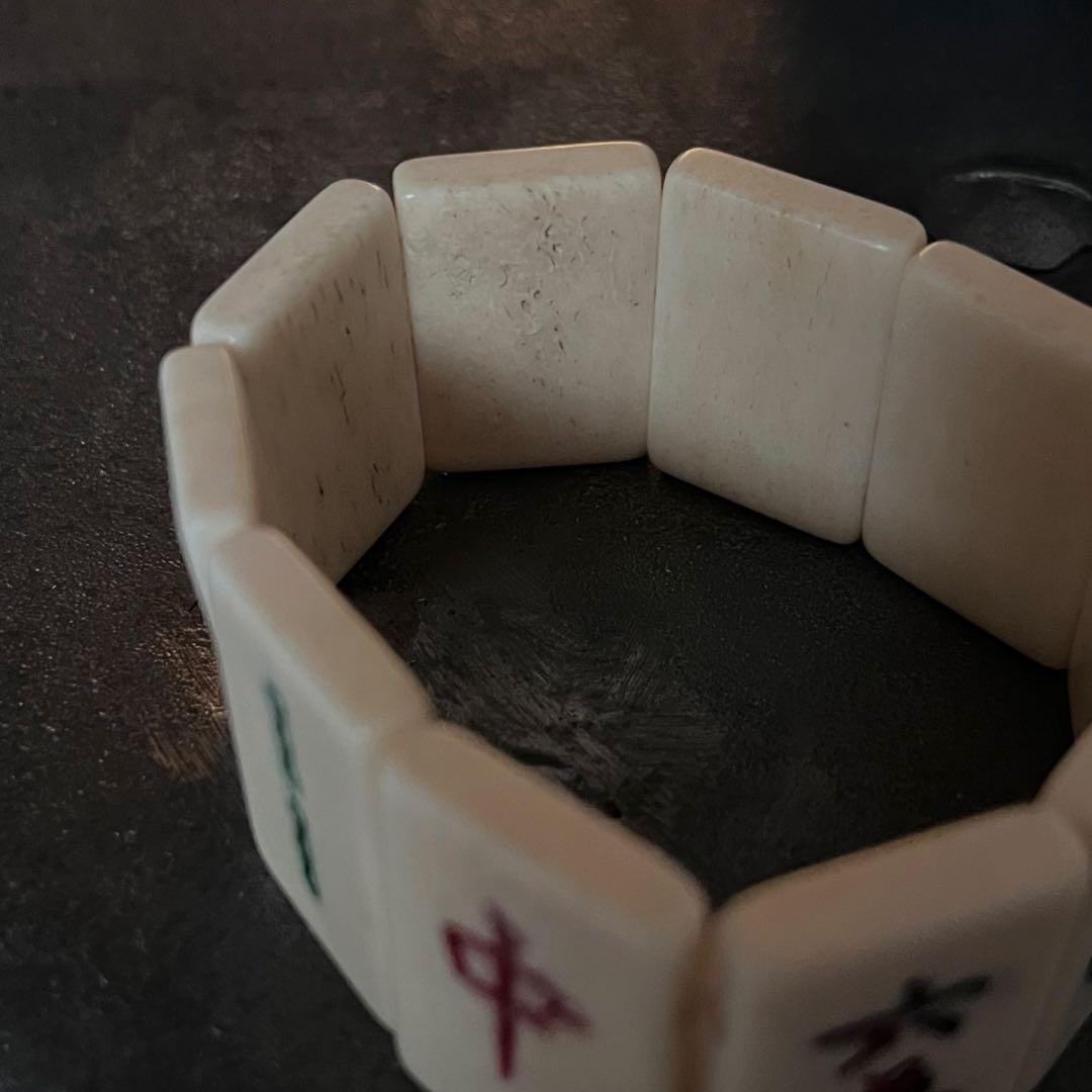 その他 80's/souvenir mah-jongg tiles bracelet