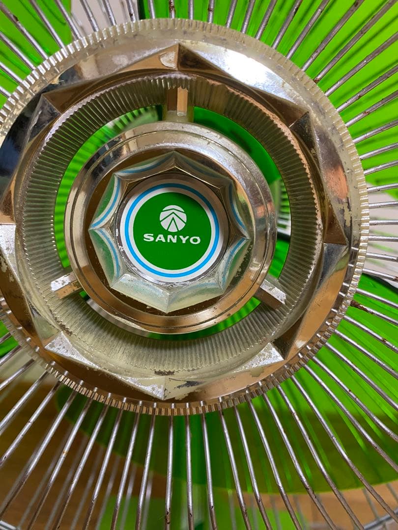 SANYO 昭和レトロ　扇風機　アンティーク　ジャンク品