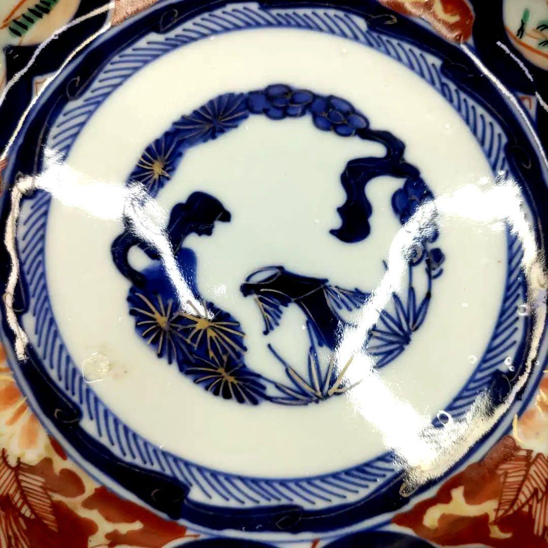 有田焼　伊万里焼　古伊万里　金彩　色絵　なます皿　小皿　小鉢　6寸皿5客セット①