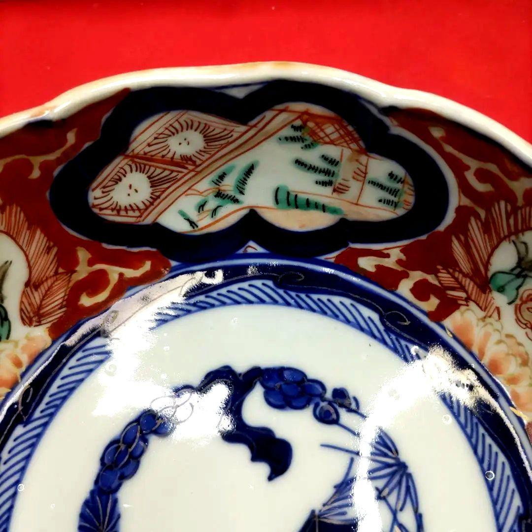 有田焼　伊万里焼　古伊万里　金彩　色絵　なます皿　小皿　小鉢　6寸皿5客セット①