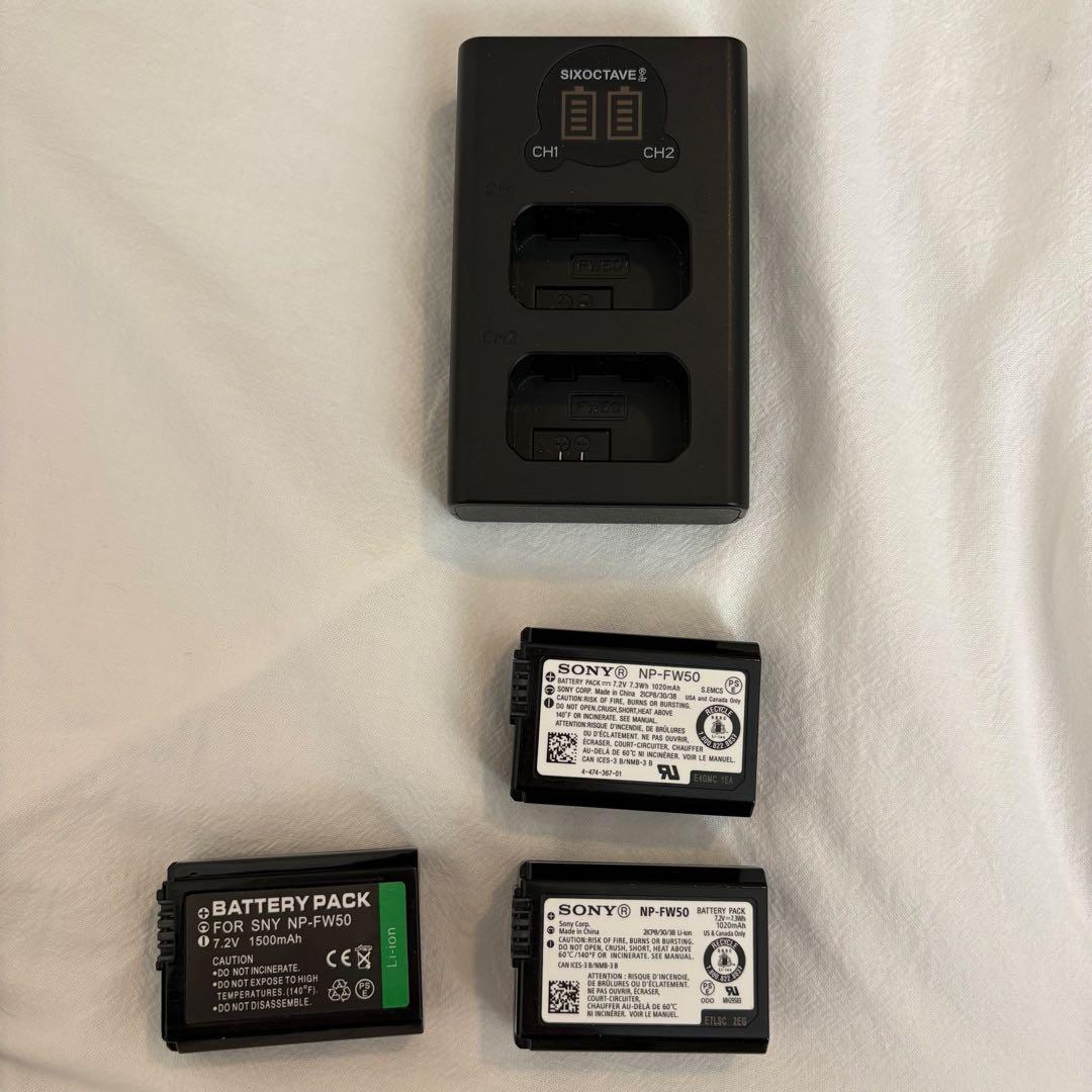 SONY ミラーレス一眼 α6300 パワーズームレンズキット ブラック 中古