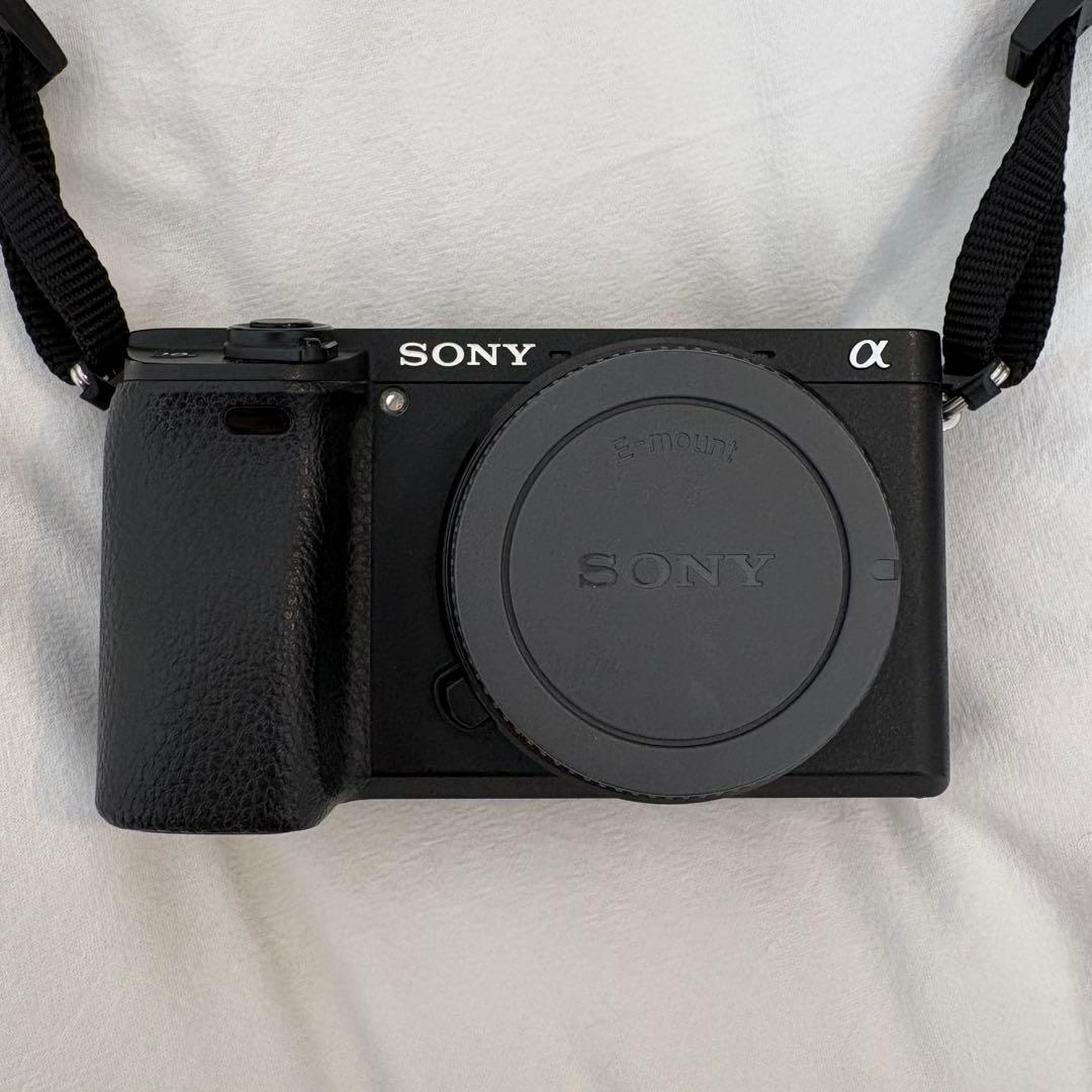 SONY ミラーレス一眼 α6300 パワーズームレンズキット ブラック 中古