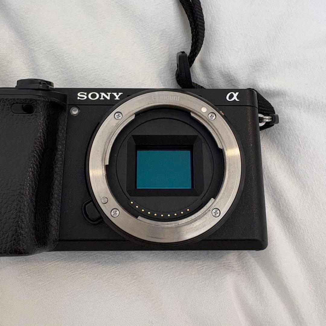 SONY ミラーレス一眼 α6300 パワーズームレンズキット ブラック 中古