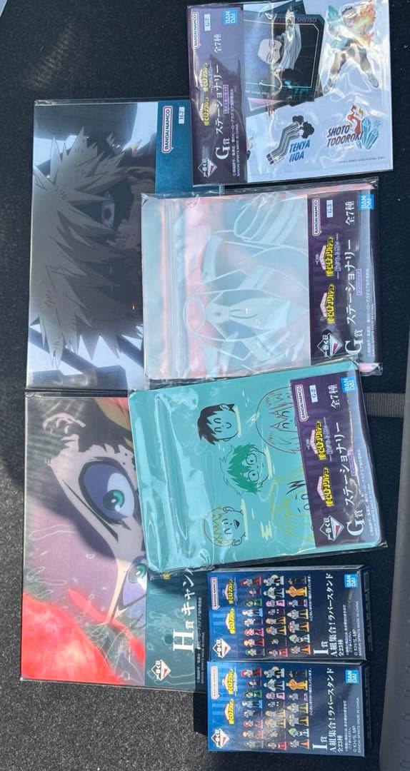 ヒロアカ　一番くじ　紡がれる想い　B賞2体　D賞1体　おまけ　爆豪勝己フィギュア