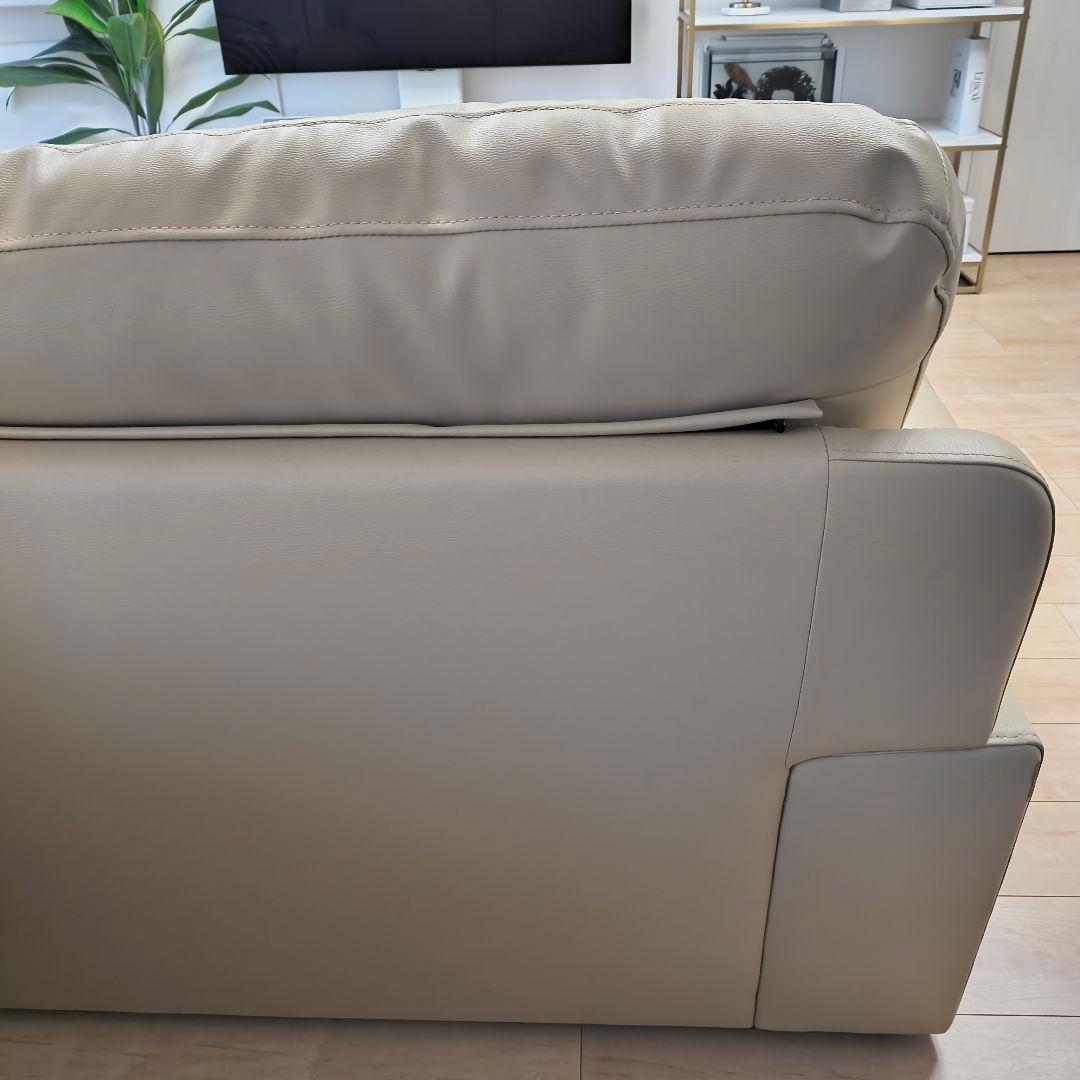 【本革】ニトリ　ソファ　Sステイツ ワイド二人掛け