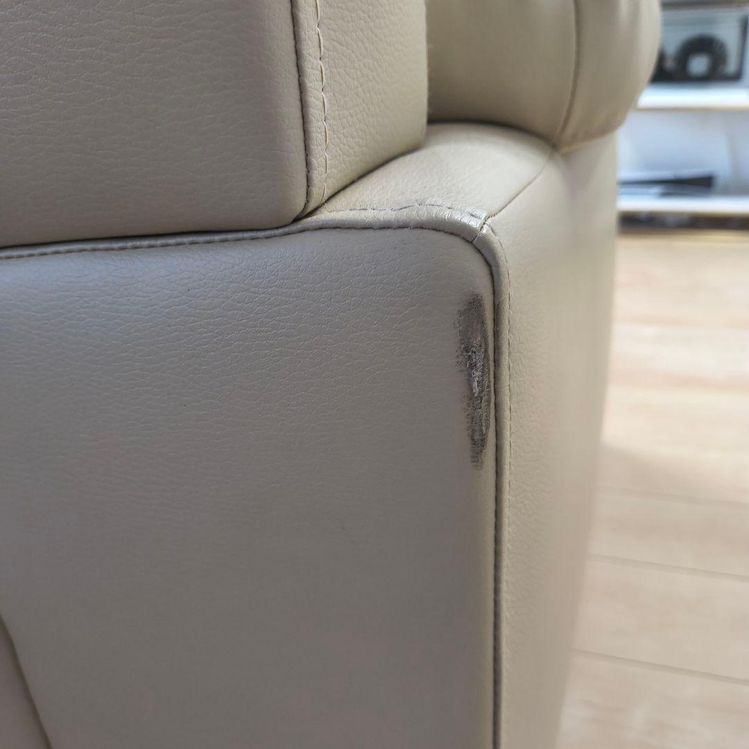 【本革】ニトリ　ソファ　Sステイツ ワイド二人掛け