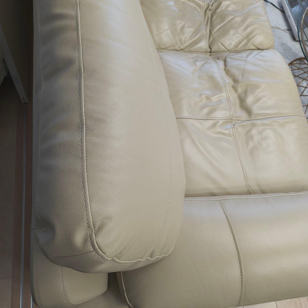 【本革】ニトリ　ソファ　Sステイツ ワイド二人掛け