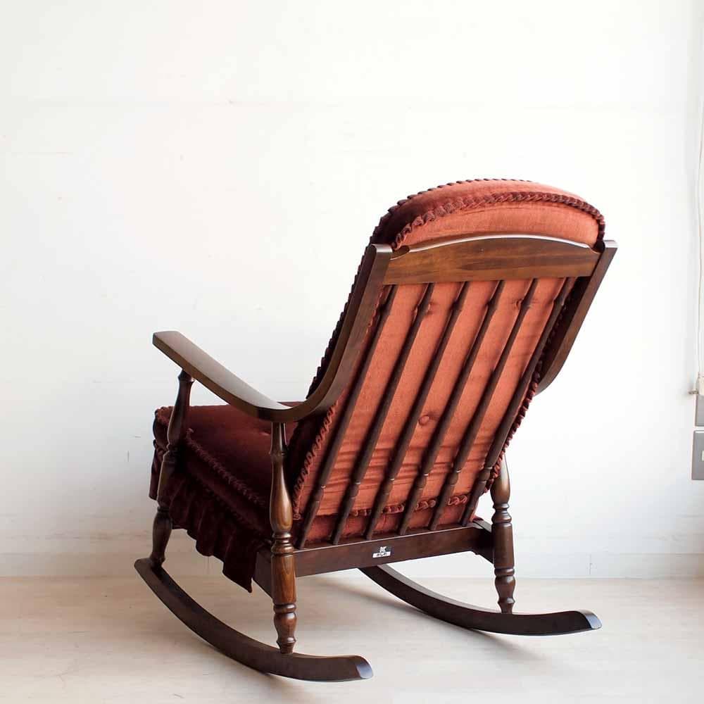 70's ビンテージ 柏木工 ロッキングチェア クッション ZR24212