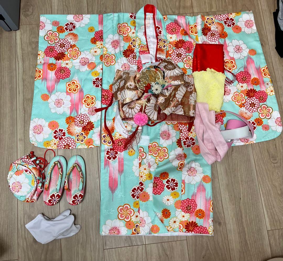 七五三 着物セット 花柄 子供用