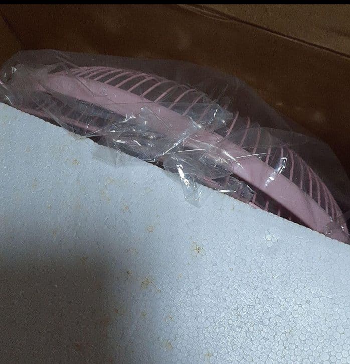 ハローキティ 壁掛け扇風機 ピンク