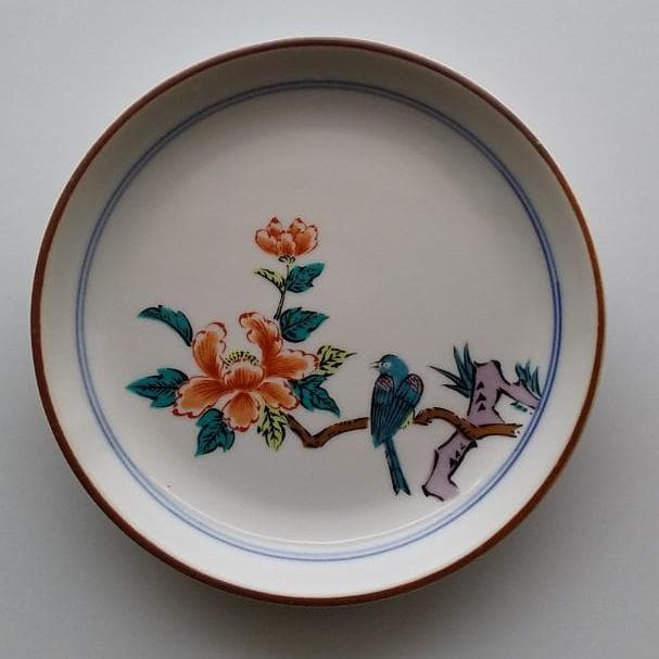 九谷焼　古九谷風　皿揃　情山