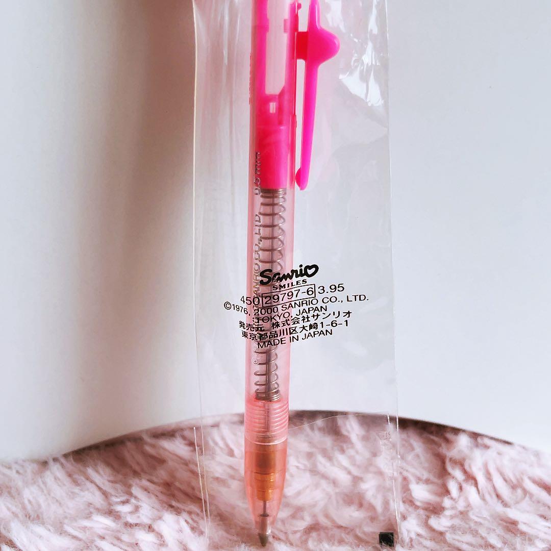 希少レア　ハローキティ　マスコット付きペン　フラワー　エンジェル　2000年製