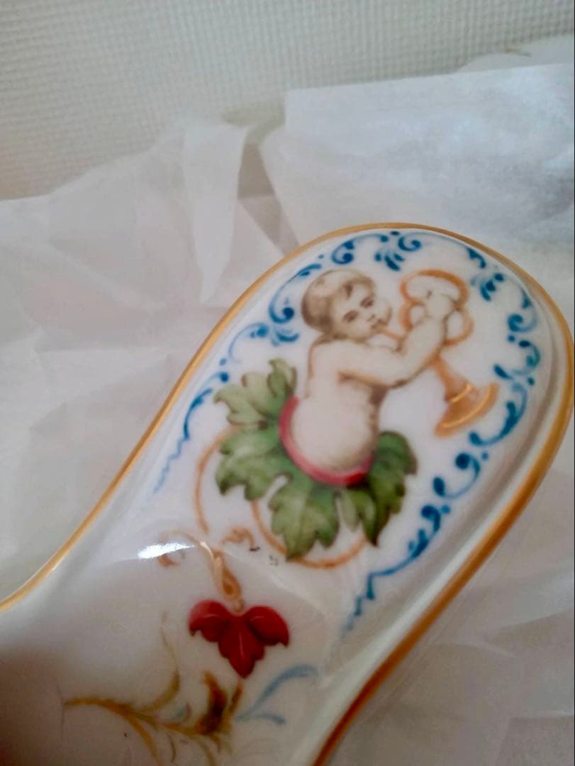 KPM ベルリン　王立磁器製　ドイツ　アンティーク　ハイヒール　天使