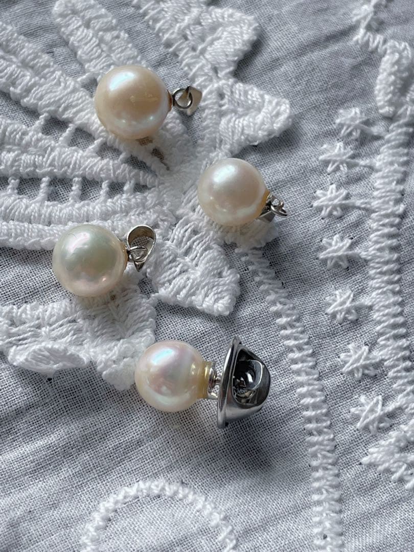 s925 真珠　ブローチ　ペンダントまとめ売り