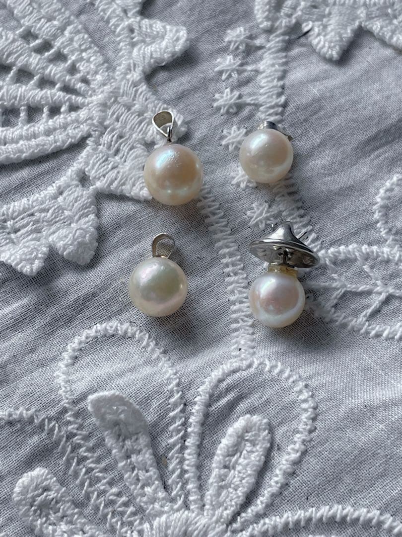 s925 真珠　ブローチ　ペンダントまとめ売り