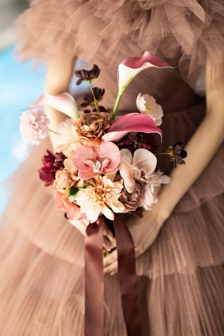 造花ブーケ　ウエディング