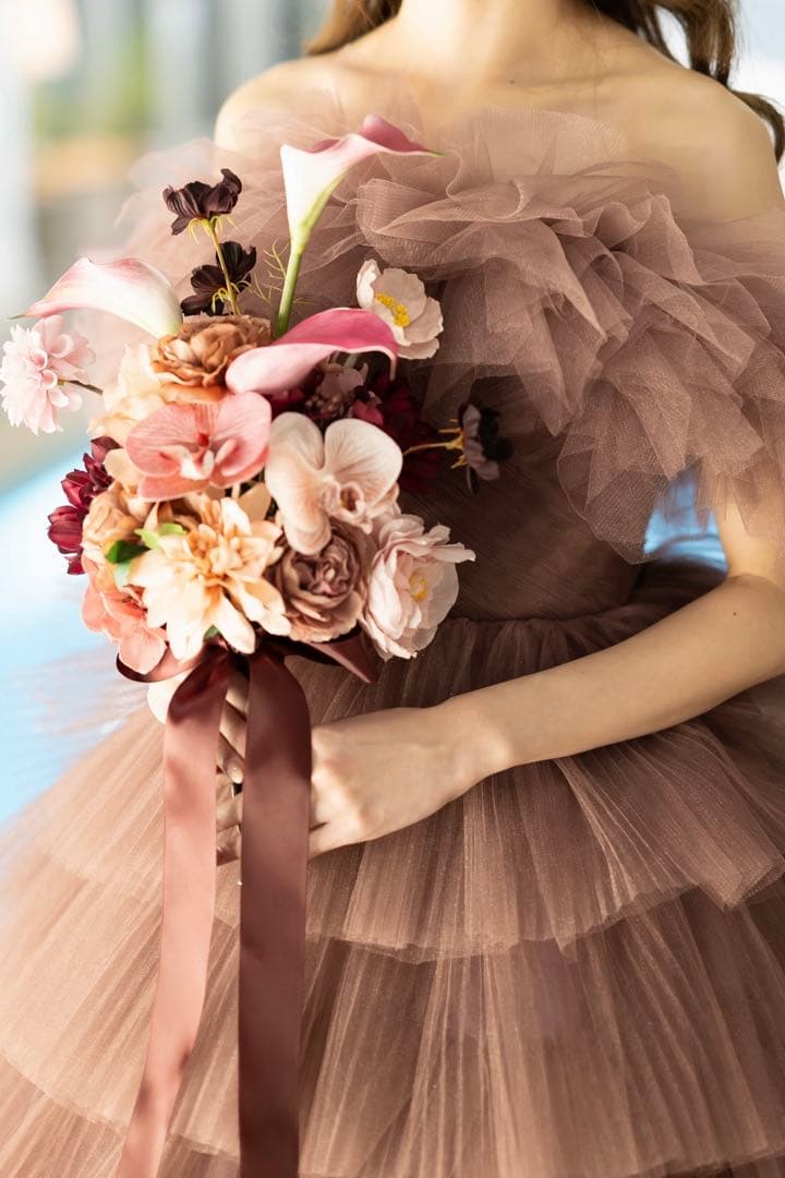 造花ブーケ　ウエディング