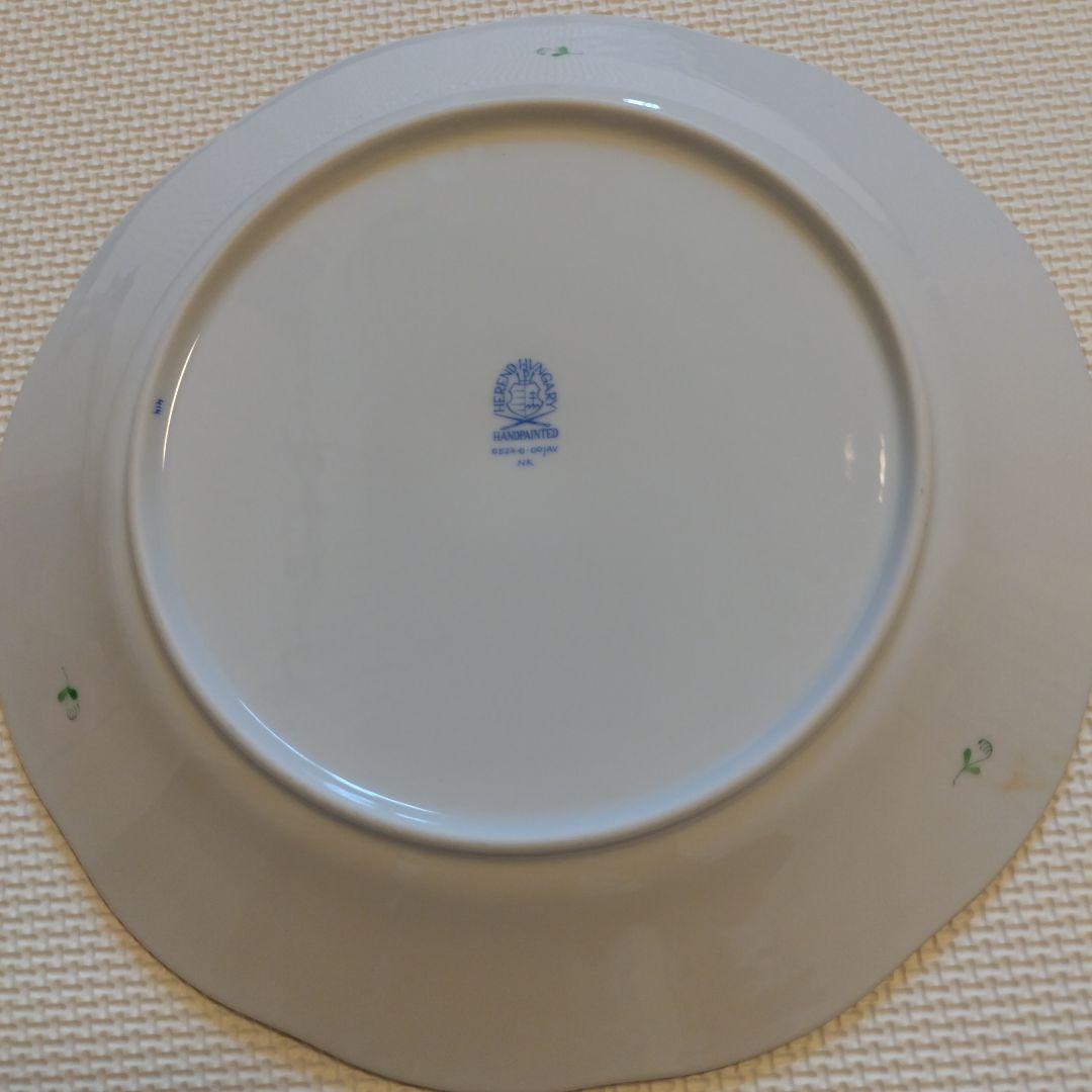 ヘレンド　アポニーグリーン　25cm ディナープレート