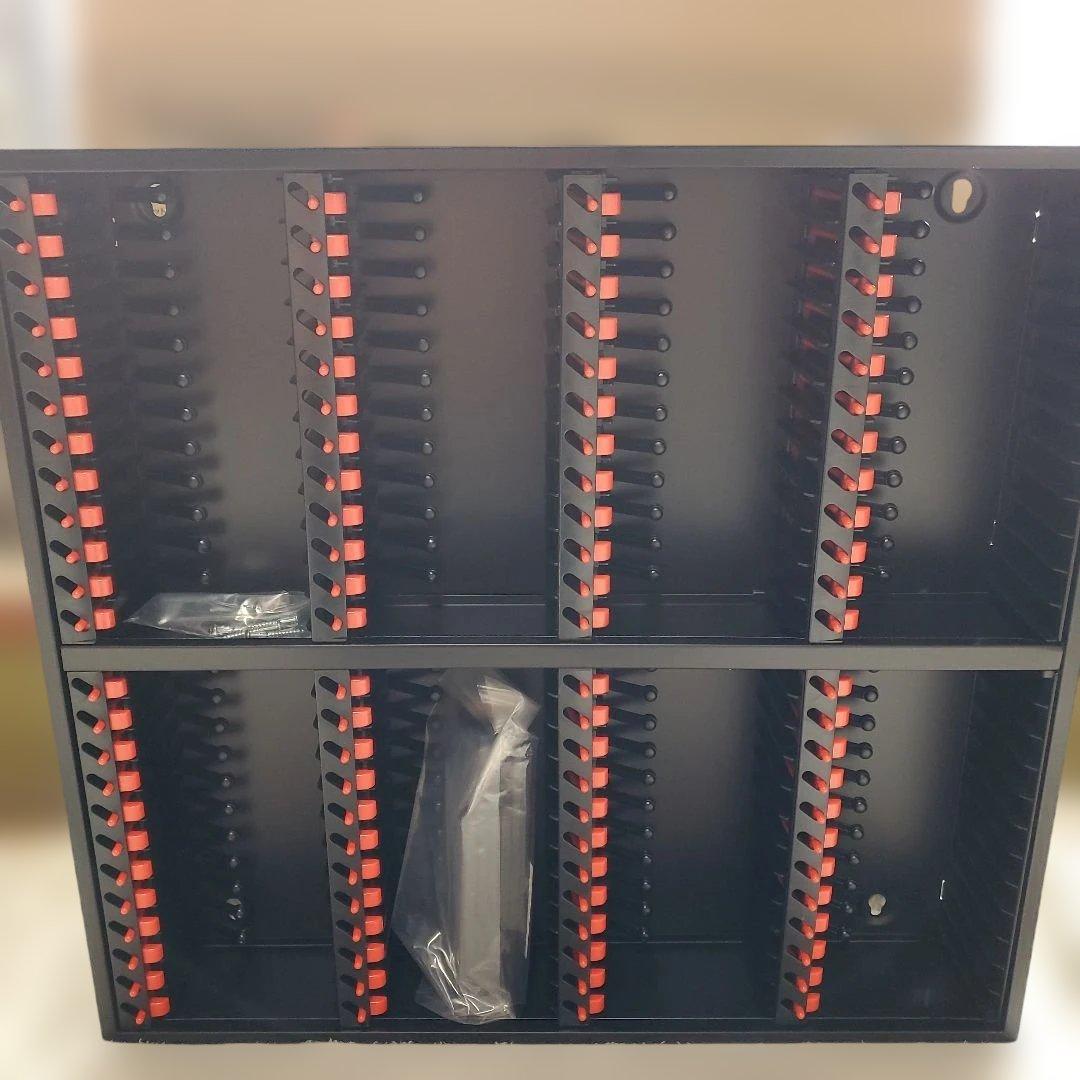 新品未使用　カセットシティⅡ　96本収納　カセットテープ収納ケース