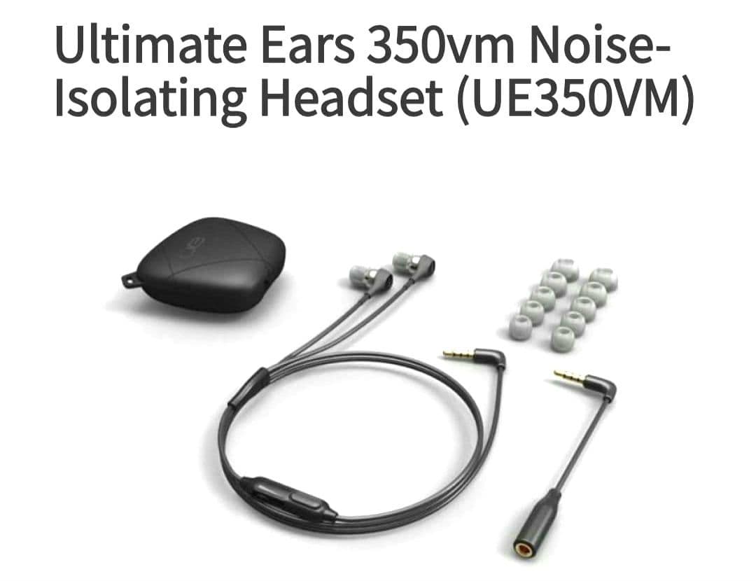 希少新品 有線イヤホン Ultimate Ears E350VM