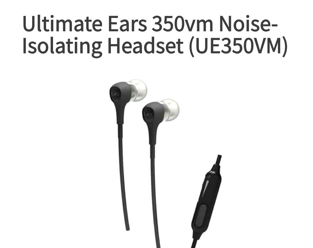 希少新品 有線イヤホン Ultimate Ears E350VM
