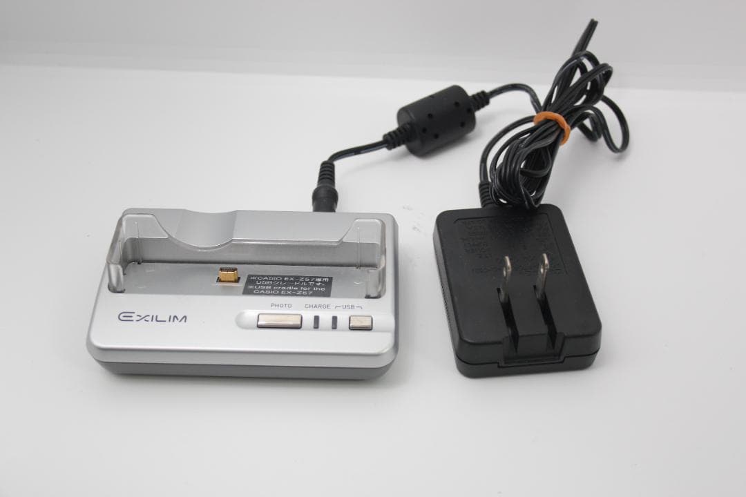 (動作OK) CASIO EXILIM EX-Z57　説明書　充電器