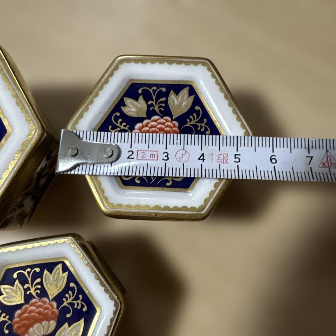 ロイヤルクラウンダービーtrinket ボックス　小物入れ 大中小　3個セット