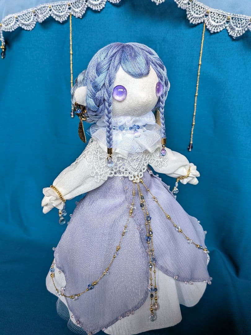 水無月の花　アートドール　オリジナルドール　ハンドメイドドール