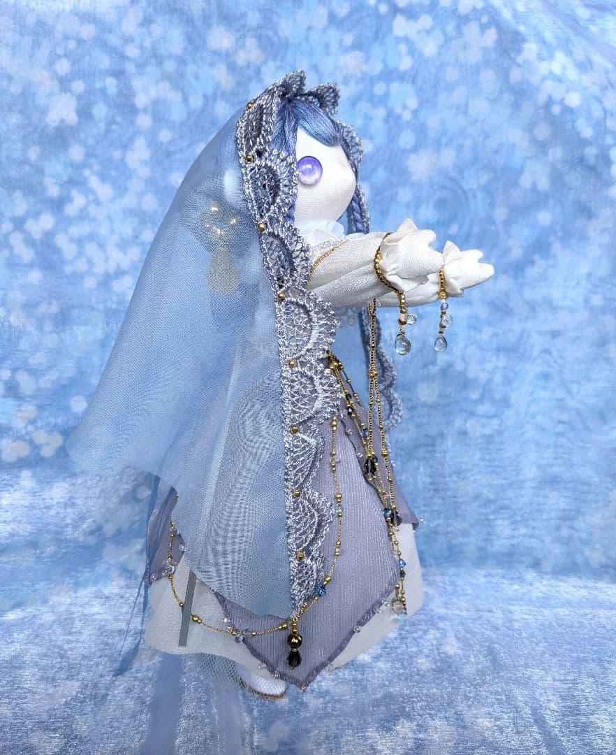 水無月の花　アートドール　オリジナルドール　ハンドメイドドール