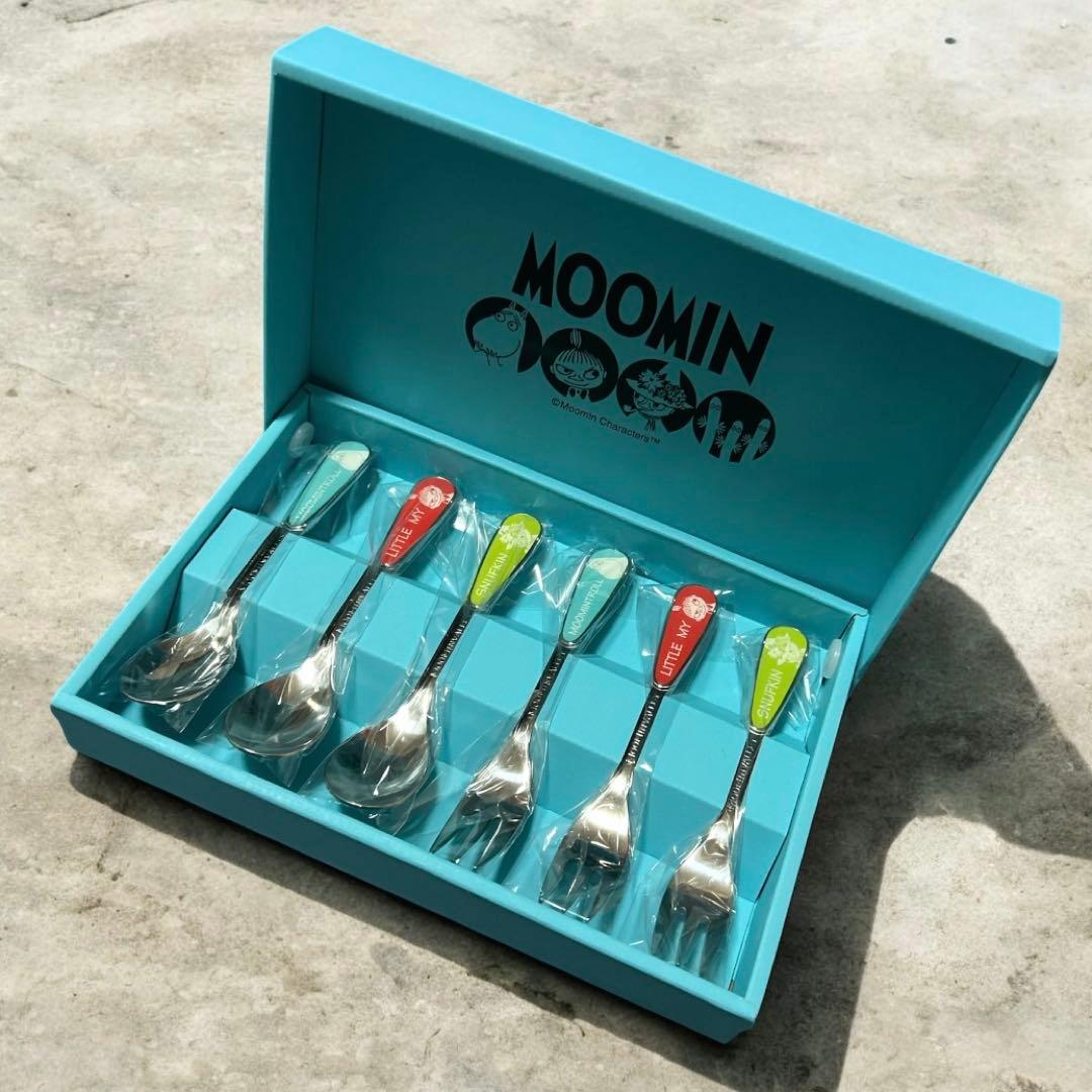 【新品未使用】moomin ムーミン　食器　カトラリー　セット　箱付き