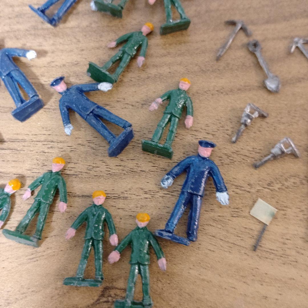 ジャンク　鉄道模型部品　人形　小物　フィギュア　ビンテージ　レア　HO人形