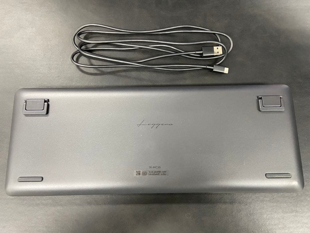 ELECOM レジェロシリーズ テンキーレスキーボードLeggero静音赤軸