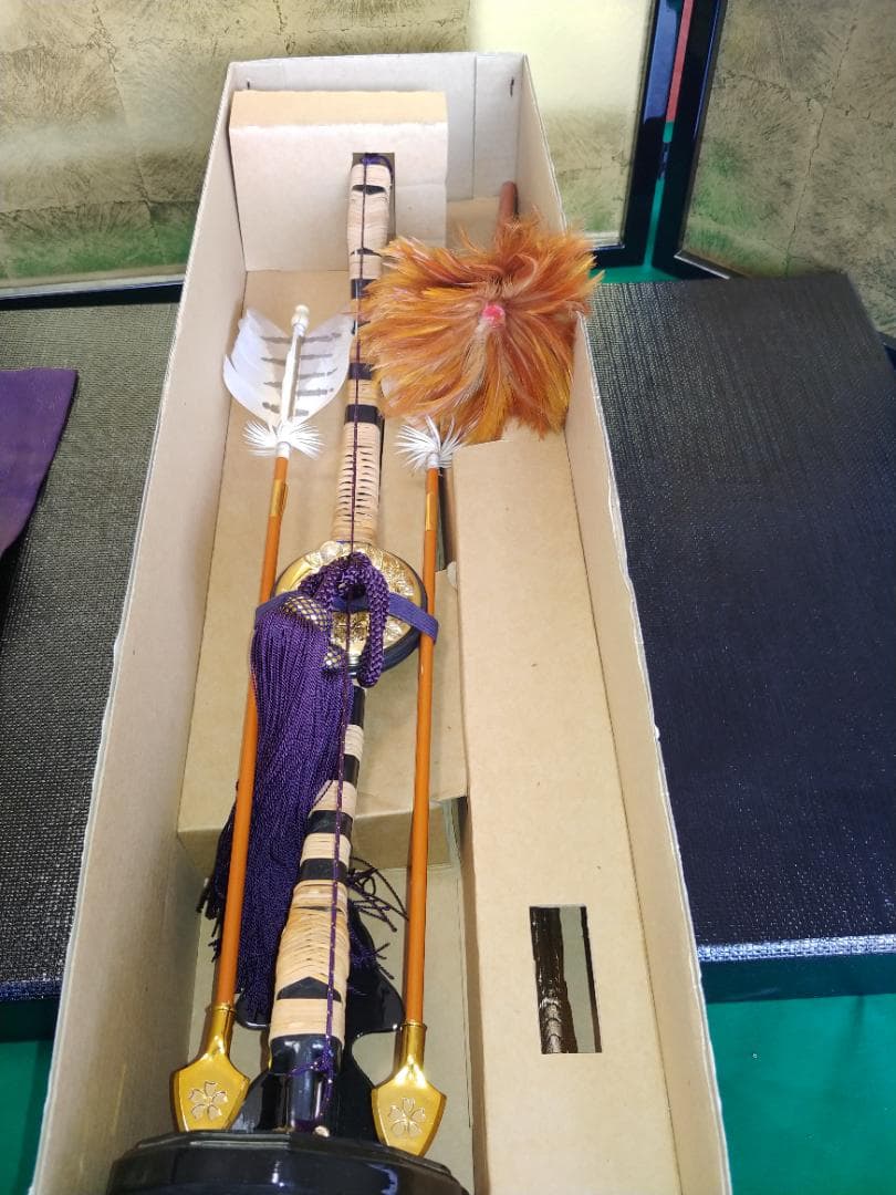 ★送料込み！★  /兜飾り /刀 /弓 /セット /水晶/コンパクト /五月人形