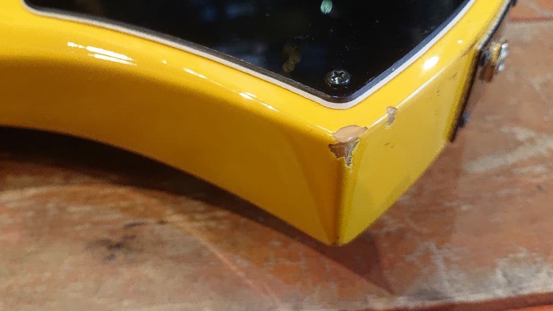 ギター BURNY YH-JR hide Yellow Heart Jr