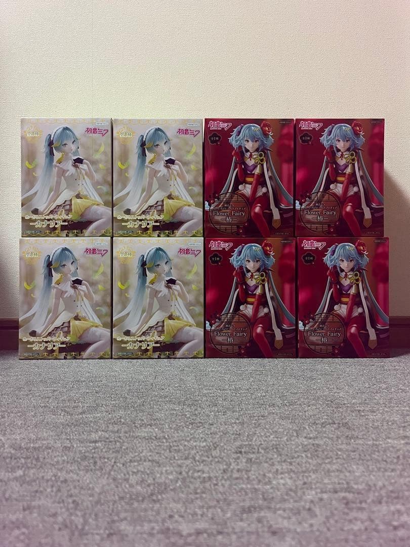 初音ミク ヴィンテージドール 白薔薇 カナリア 椿 ぬーどるストッパーフィギュア