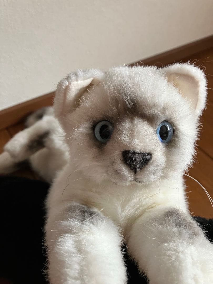 kosen 白黒猫のぬいぐるみ2体セット