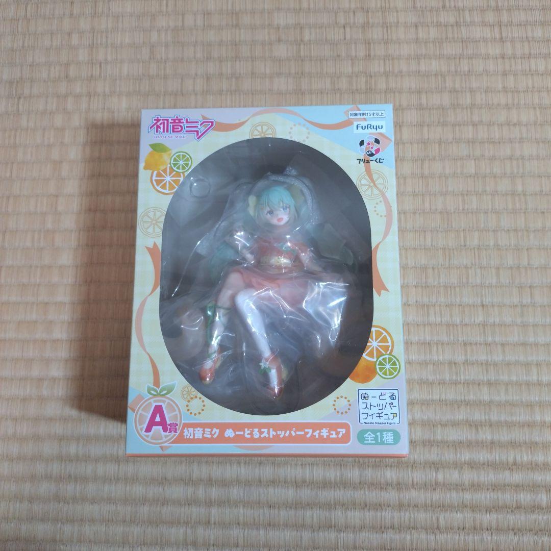 初音ミク　フリューくじ　Ａ賞 初音ミク　B賞 　ぬーどるストッパー フィギュア