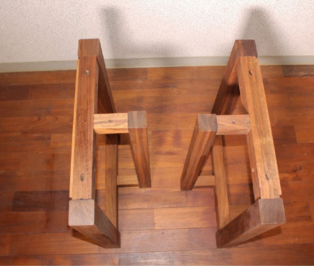 大人気 高級 ウォールナット材 無垢材 ダイニングテーブル脚 一枚板 天板 脚