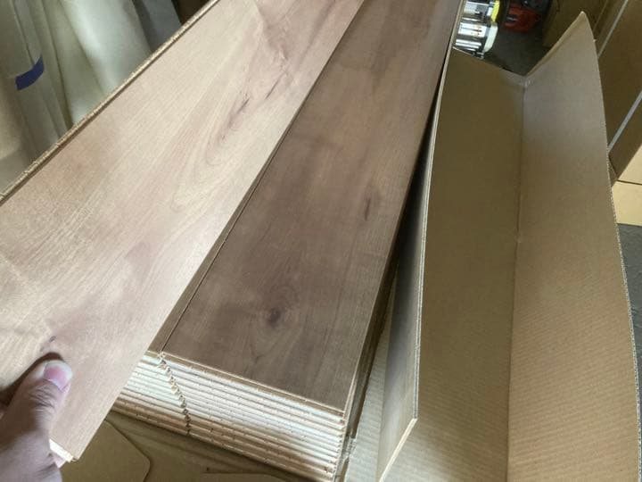 LIXIL Dフロア直張り防音床1箱 DW 4501-MAFF ライトメープル