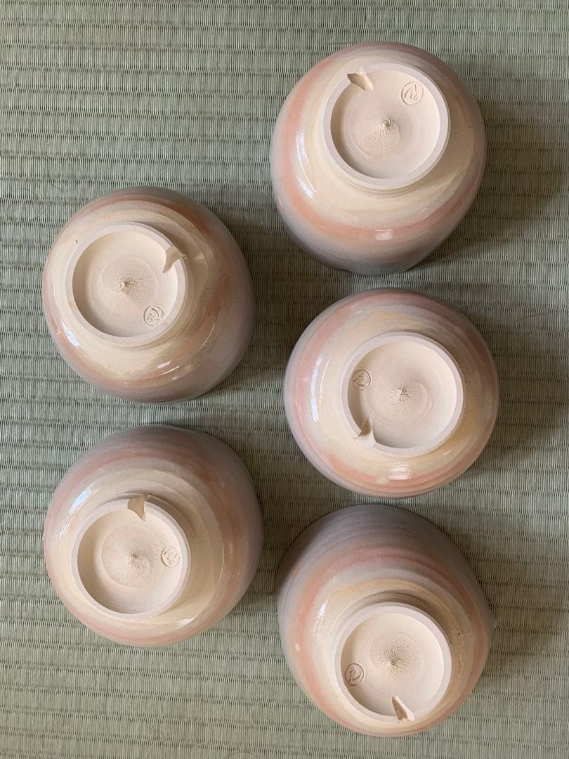 萩焼組鉢　坂達雄　12代坂高麗左衛門　5客新品未使用