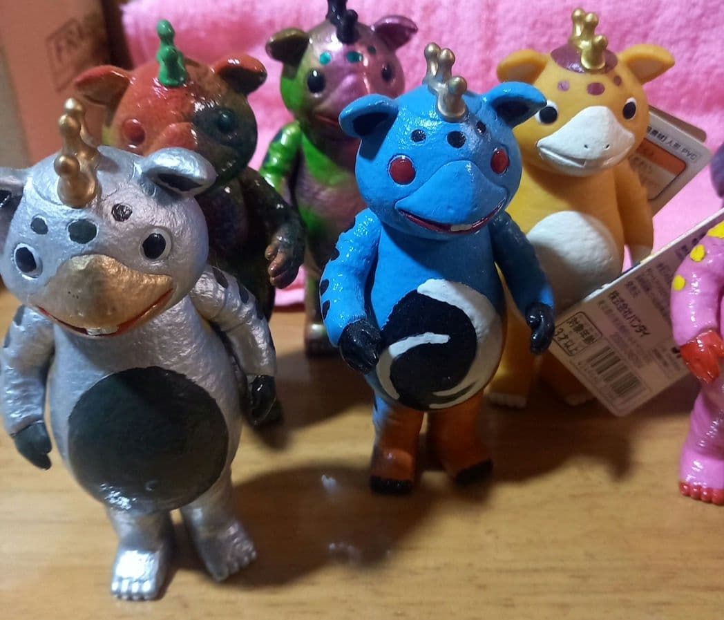 快獣ブースカソフビ１０体セット✨